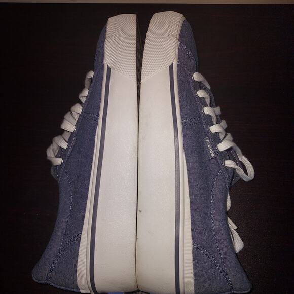 Keds Women's Sneakers 6.5M Platform Lace Up Low Top Jump Kick Duo Chambray Blue - Picture 11 of 15